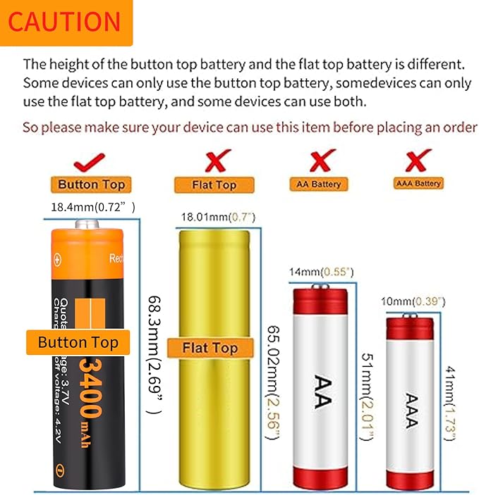 XONBDNOX 3400 mah High Capacity Rechargeable Battery Case 4 Pack-with - Image 5