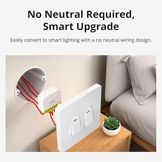 SONOFF MINI Duo-L Zigbee Smart Switch – No Neutral Wire, Zigbee 3.0, Dual - Image 4