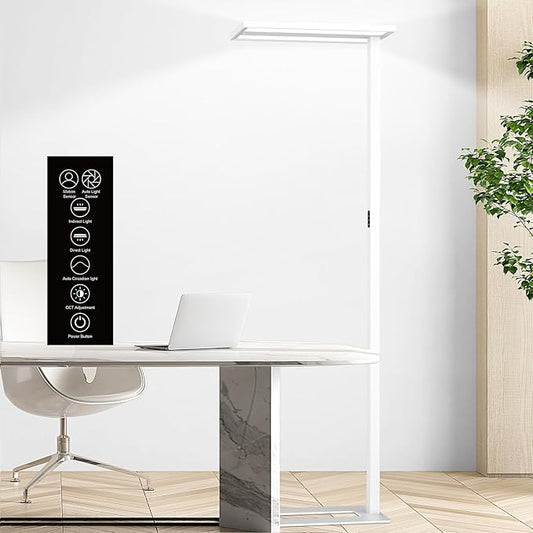 STERREN 76'' Motion Sensor Floor Lamp, 105W Modern LED Floor Lamp, Smart by STERRENLED