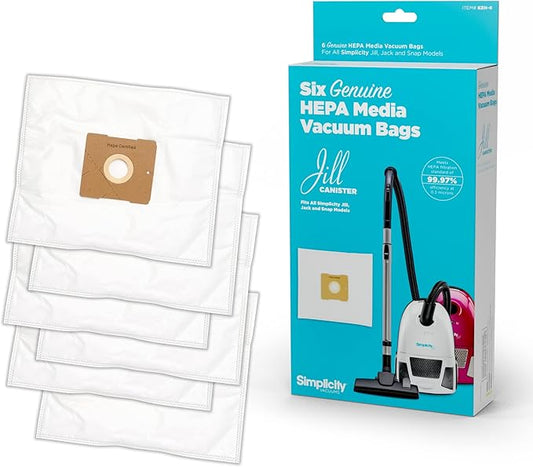 Simplicity Vacuums SZH-6 Jill Canister Vacuum Replacement Bags by SimplicityVacuums