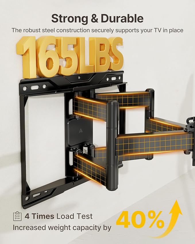 monTEK Heavy Duty TV Wall Mount - Image 3