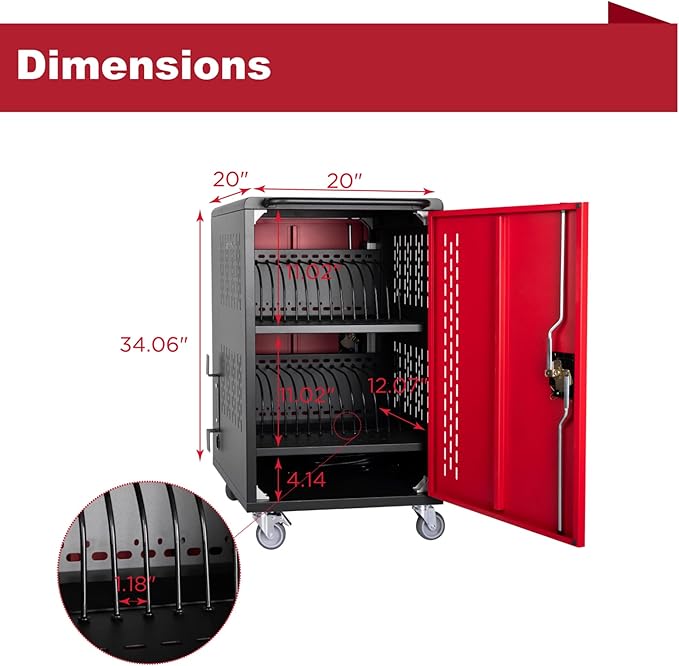 Thetilsy 32 Device Mobile Charging Station - Image 5