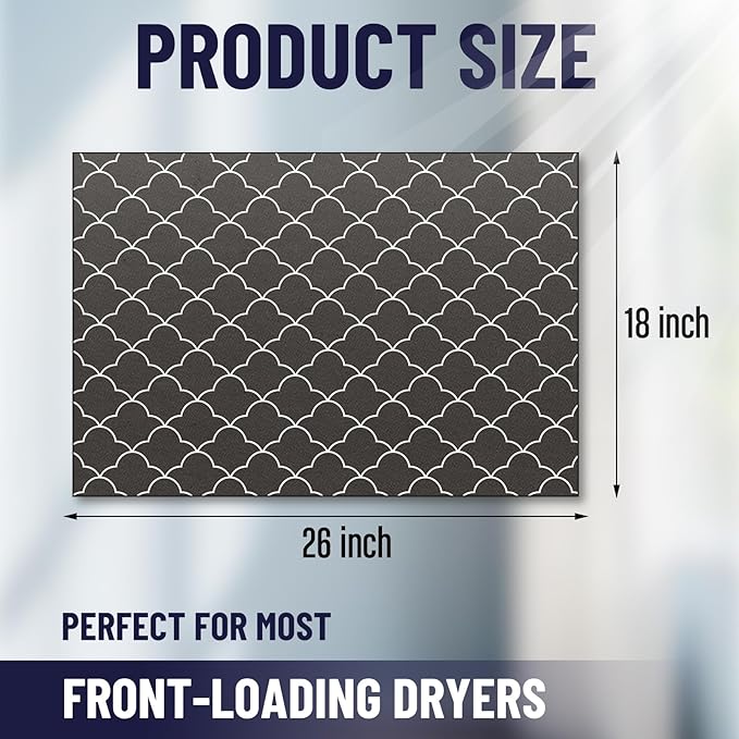 Teenyyou 1 Pcs 26" x 18" Dryer Top Protector Mat, Washer and Dryer Topper - Image 2
