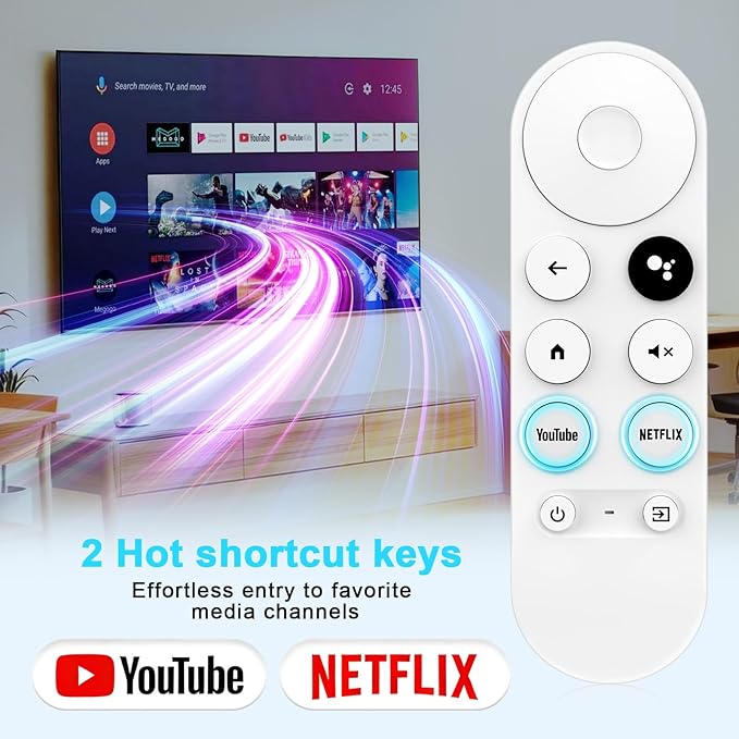 Replacement Voice Remote for Google-Chromecast-Remote, for Chromecast - Image 8