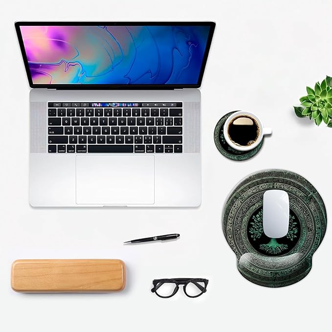 Ergonomic Mouse Pad with Wrist Support, Mouse Pad with Wrist Rest, Relieve - Image 7