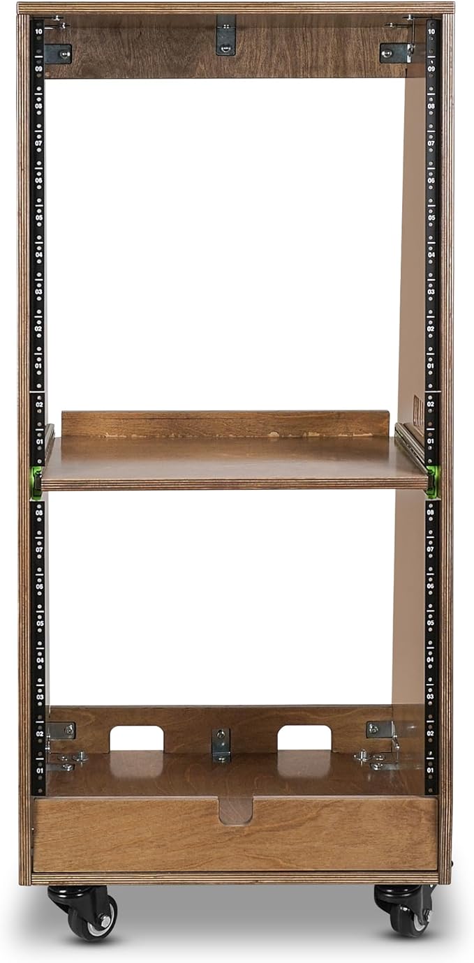 Sound Town DIY Slanted 20U Studio Rack, - Image 3