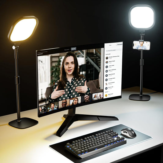 2 Packs Video Conference Lights