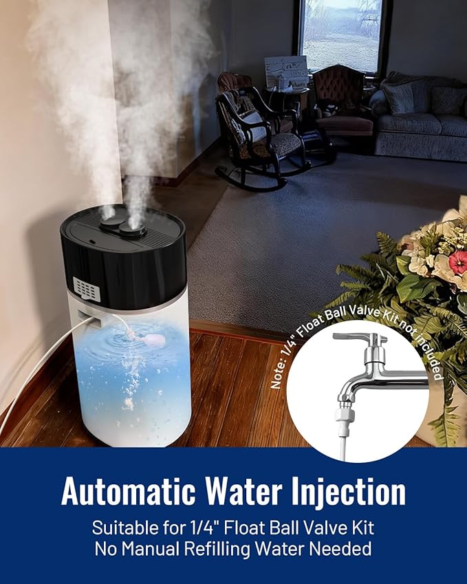 Yokekon Cool and Warm Mist Humidifier Large Room, 4.76Gal/18L Humidifiers - Image 7