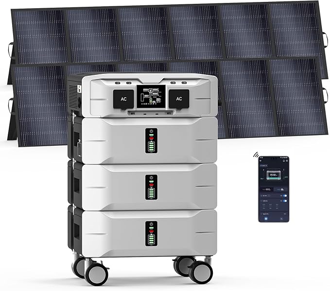 IEE SP5000 Solar Generator 5000W, 7680Wh Power Station by EnerVikSolargeneratorforhomeuse