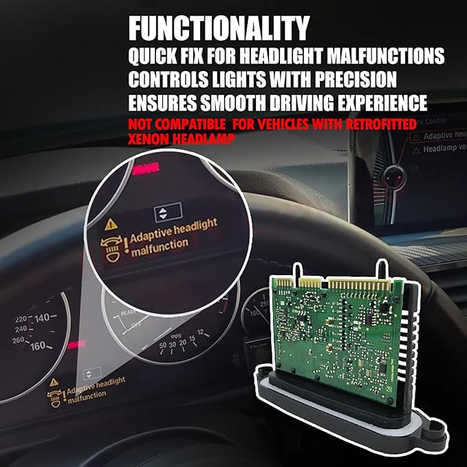 SOCAL-LED LIGHTING 63117316217 Xenon Adaptive Headlight TMS Control Module Unit - Image 3