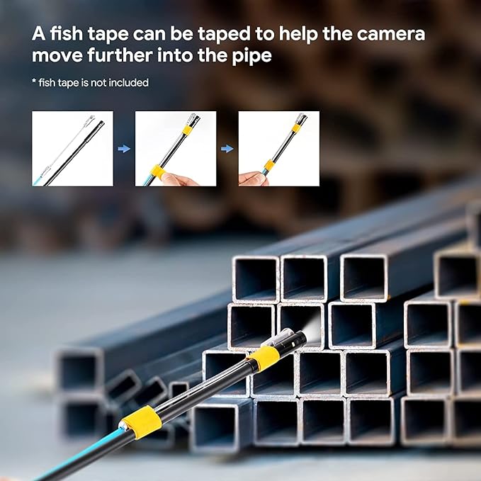 DEPSTECH Dual Lens Industrial Endoscope, 1080P Digital Borescope Inspection - Image 4
