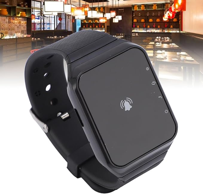 Yunseity Wireless Calling System, 1 Watch Receiver 1 Key Transmitter, Including - Image 2