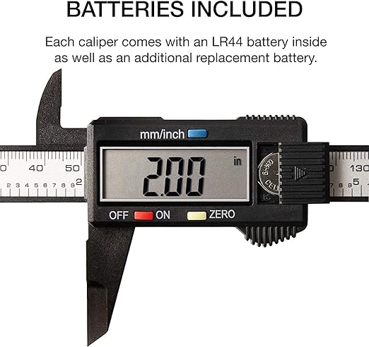 NEIKO 01417A 6” Digital Caliper | Electronic Measuring Tool | Range of 0-6”or - Image 3