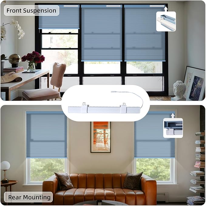 SmartWings Motorized Cellular Shades, Honeycomb Blinds Compatible - Image 8
