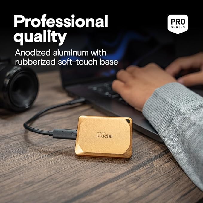 Crucial X10 Pro 2TB Portable SSD, 100MB/s Read, 2000MB/s Write, USB 3.2 USB-C - Image 6