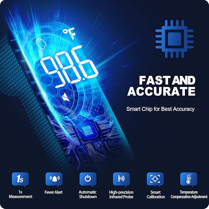 No-Touch Thermometer for Adults and Kids, Accurate Digital Baby Thermometer - Image 7