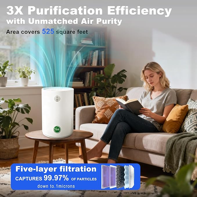 Arint Air Purifiers for Bedroom, H13 True HEPA Air Purifier - Image 2