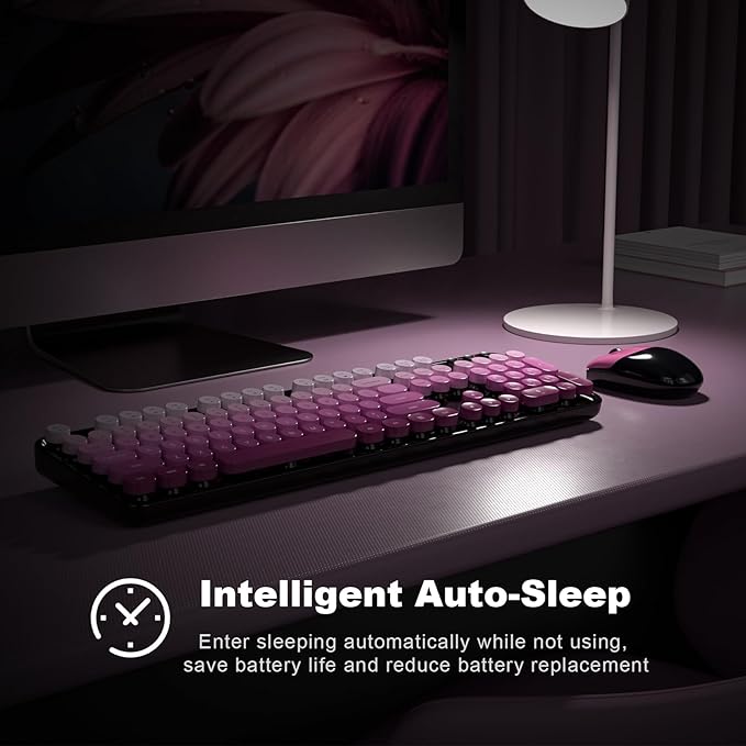 MOFII Wireless Keyboard and Mouse Combo, Full Size 2.4G Plug and Play - Image 3