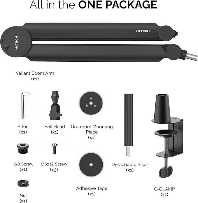 IXTECH Premium Microphone Boom Arm - Image 9