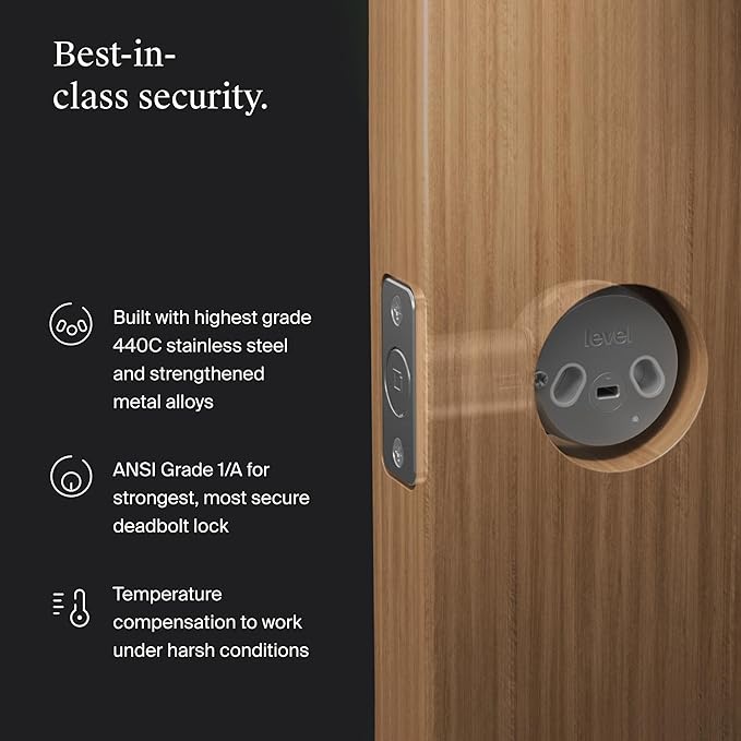 Level Bolt Smart Deadbolt – Make Your Lock Smart Without Changing Keys or - Image 6