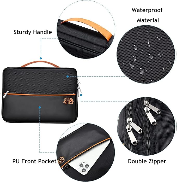 Electronics Travel Organizer, Double Layer Cable Organizer Bag Waterproof - Image 4