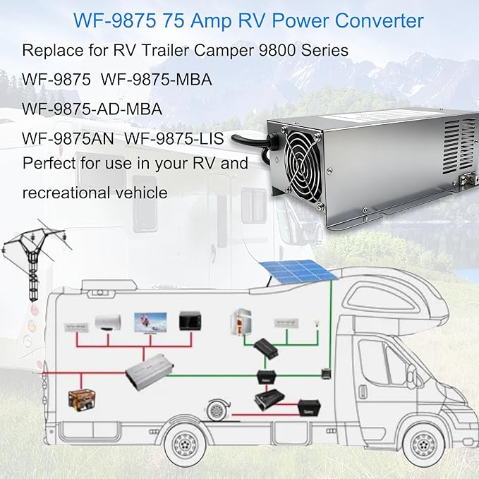 WF-9875 75 Amp Power Converter, WF-9875-AD, Replace - Image 5