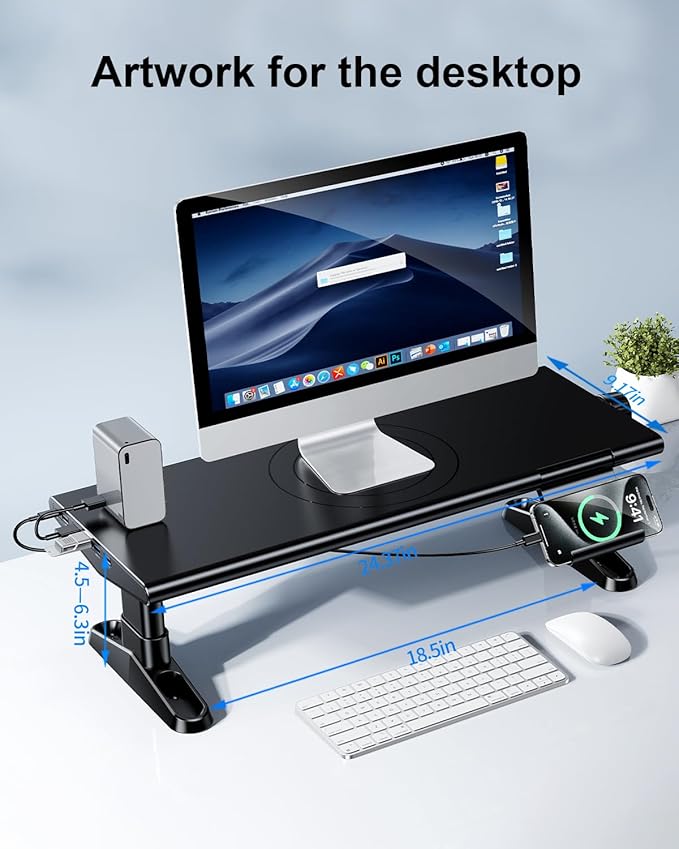 Computer Monitor Stand Riser for Desk - Image 8