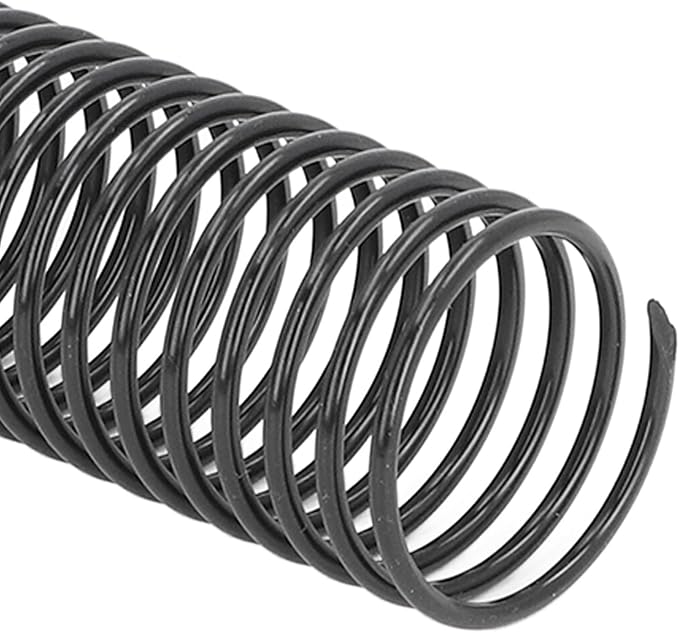 18 Pcs Plastic Spiral Binding Coil, 4:1 Pitch, 38mm Diameter, - Image 8