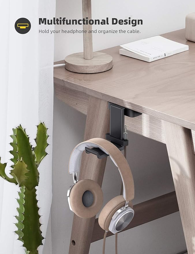 Lamicall Headphone Stand, Headset Hanger - Image 2