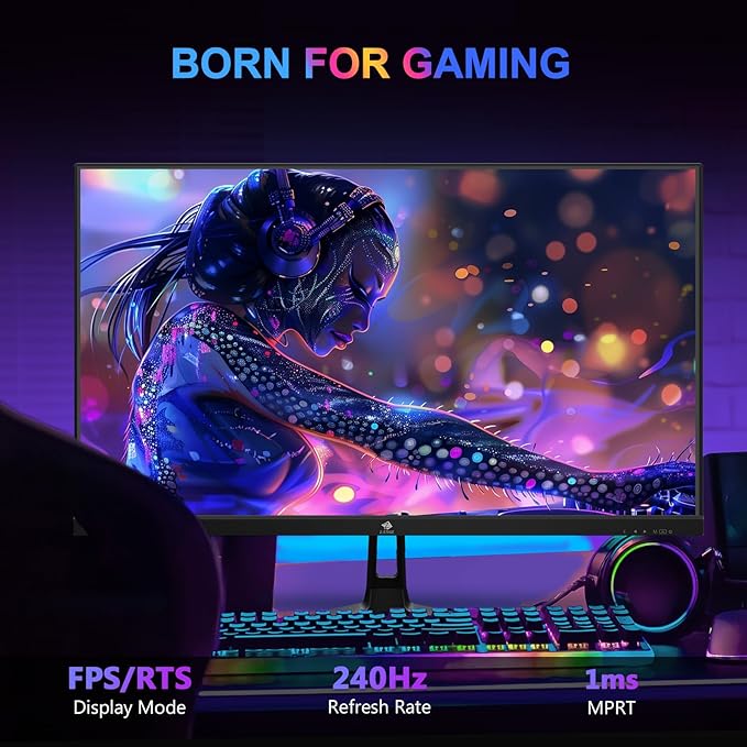 Z-Edge 27 inch Gaming Monitor, FHD 1080P 240Hz, Ultra-Fast MPRT 1ms Monitor - Image 4
