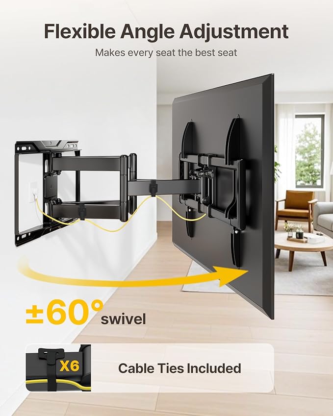 monTEK Heavy Duty TV Wall Mount - Image 6