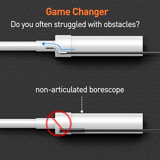 DXZtoz 10FT Articulating Borescope, Inspection Camera - Image 3