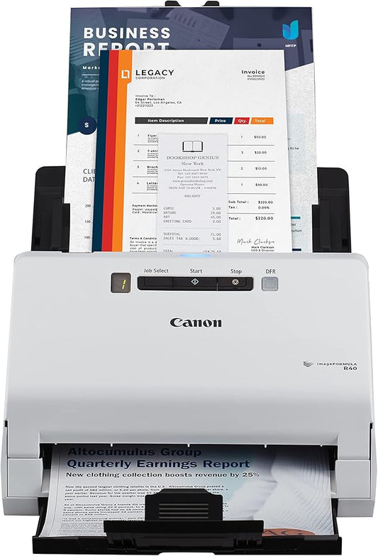 Canon imageFORMULA R40 Office Document Scanner Receipt Edition, by Canon