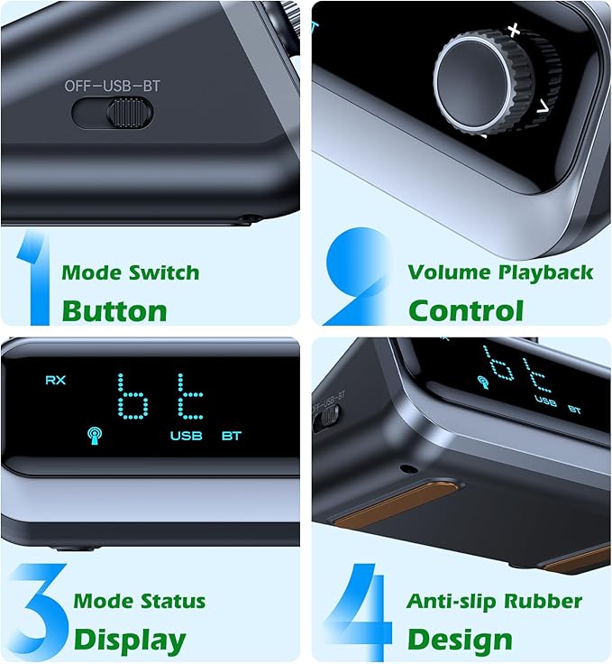 Bluetooth Receiver for Home Stereo, Wireless Audio Receivers for Wired Speakers - Image 7