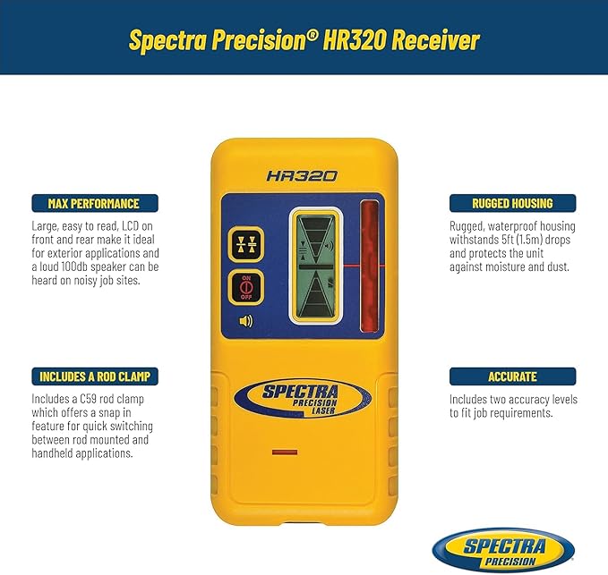 Spectra Precision HR320 Laser Receiver - Image 2
