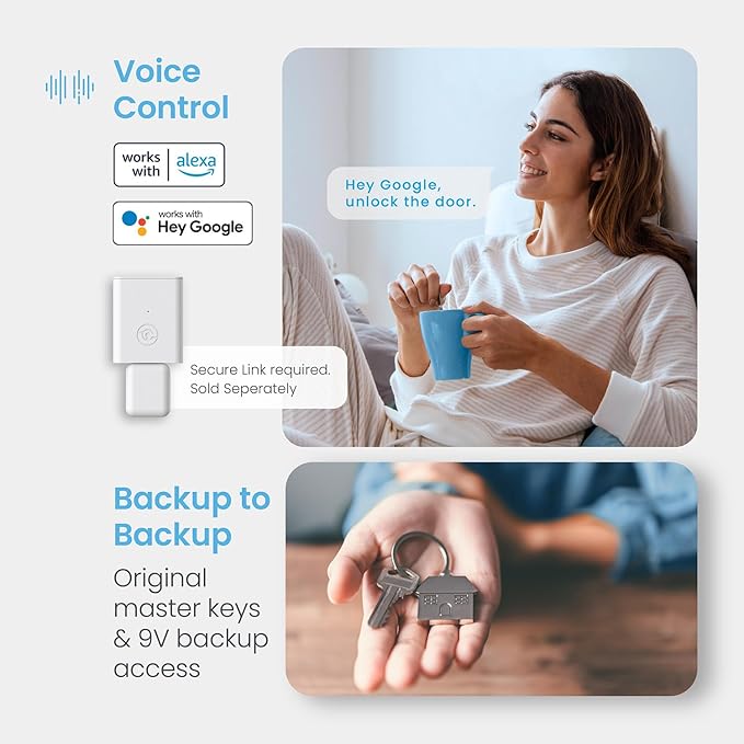 Lockly Secure Plus Bluetooth Smart Door Lock, Keyless Entry - Image 7