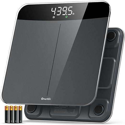 Ovutek Bathroom Scales Digital Weight, Topnotch Quality 450lb Weight Scale by Ovutek