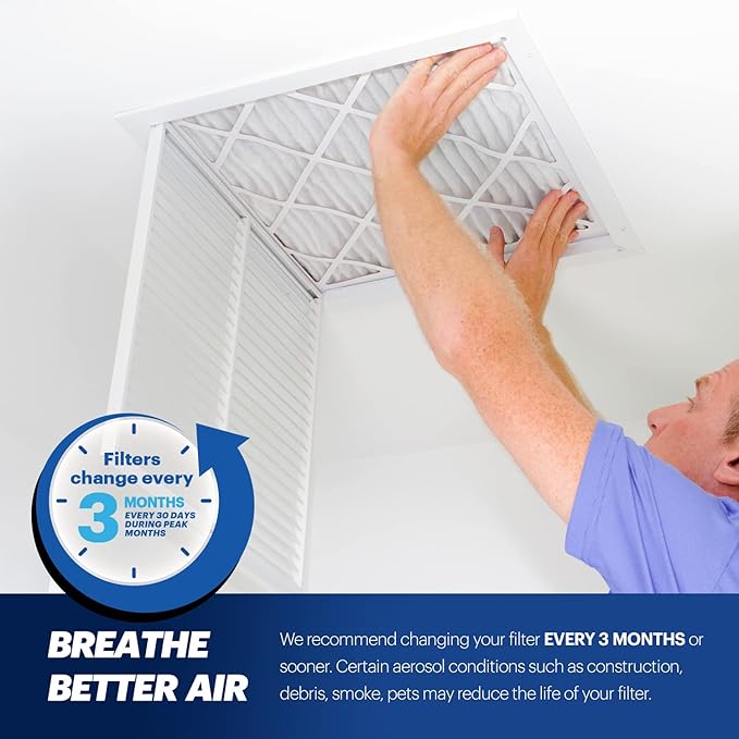 BNX TruFilter 20x25x1 MERV 13 AC Furnace Air Filter - Image 7