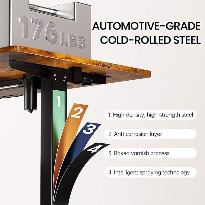 Veken 63 x 28 Inch Electric Standing Desk - Image 6