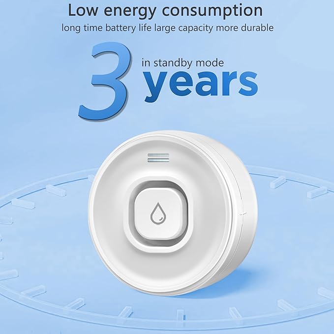 Wi-Fi Water Leak Detector: 100dB Water Sensor Alarm - Image 5