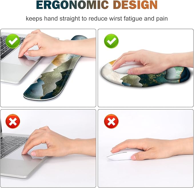 Gaming Mouse Pad, Large Desk Mat, Cute Desk Pad Protector, 4in1 XXL Mousepad - Image 3