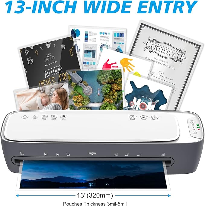 Laminator Machine 13-Inch Thermal Lamination - Image 2