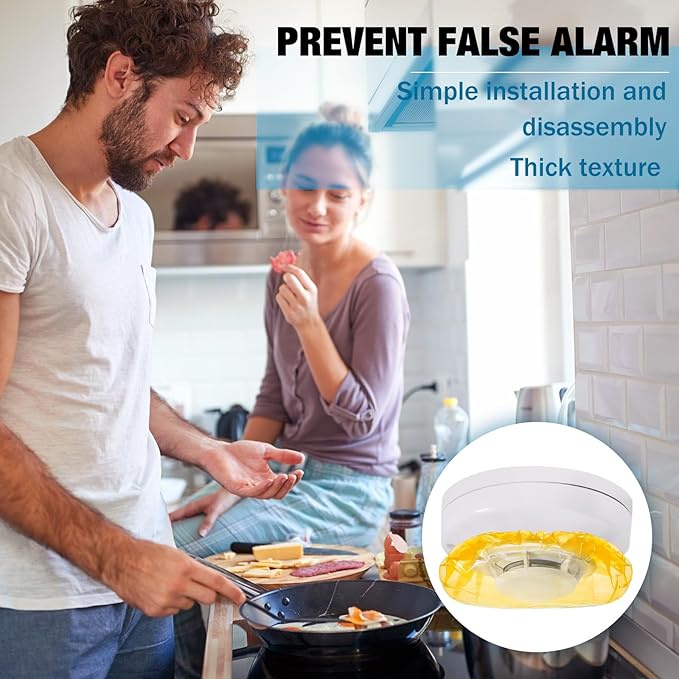 Gueevin 36 Pcs Smoke Detector Cover Smoke Alarm Dust Paint Cover - Image 4