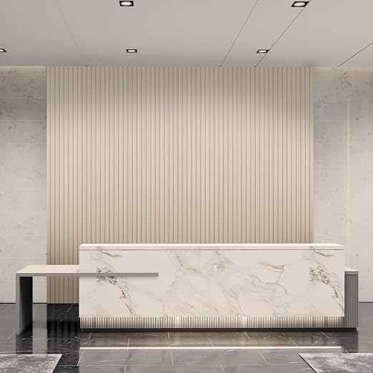 Art3d 8-Pack 96 x 6in. WPC Acoustic Slat Wall Panel - Image 9