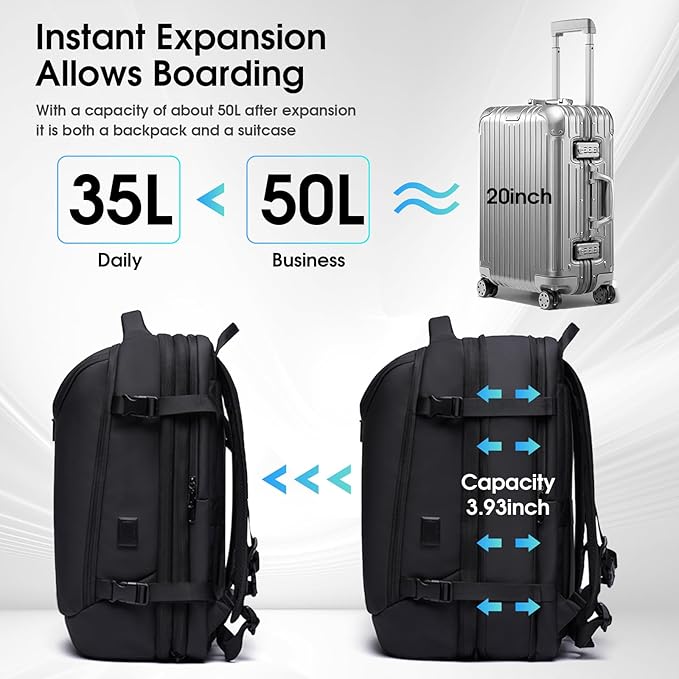 Vacuum Seal Travel Backpack, Expandable Vacpack Backpack - Image 6