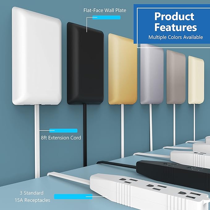 LIDER Flat-Face Outlet Extender - Image 7