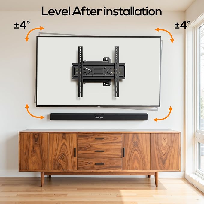IWORKBOARD 40 43 50 55 inch Full Motion Corner TV Wall Mount - Image 6