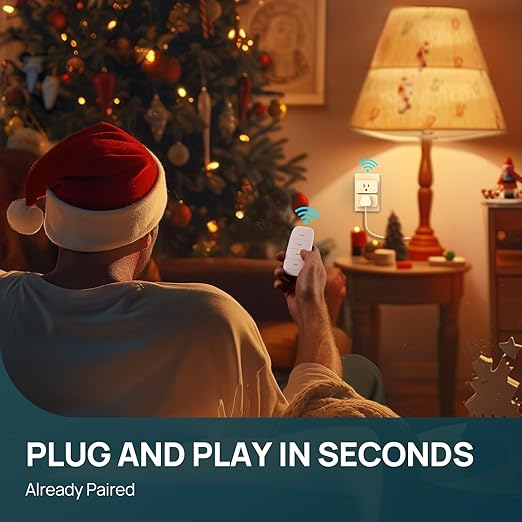 Linkind Matter Smart Plug with Remote, Work with Apple Home, Google Home - Image 2