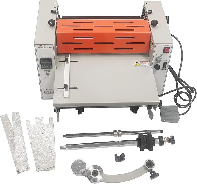 WYDDDARY 14.17"/360MM Electric Steel Roller Thermal Laminator - Image 8