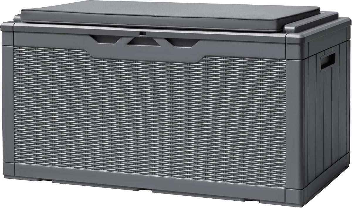 devoko 100 gallon deck box waterproof outdoor storage, main product view